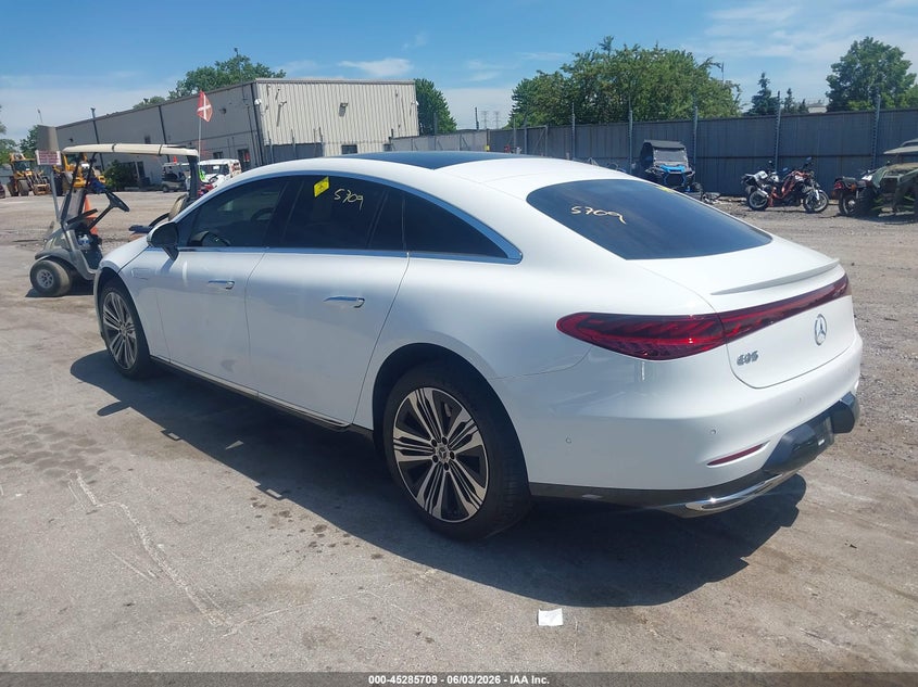 2022 Mercedes-benz Eqs VIN W1KCG2DB1NA003206 IAAI salvage auction — UNKNOWN, Salvage Title, sold $19,300 on 2026-07-09 (photo 3)