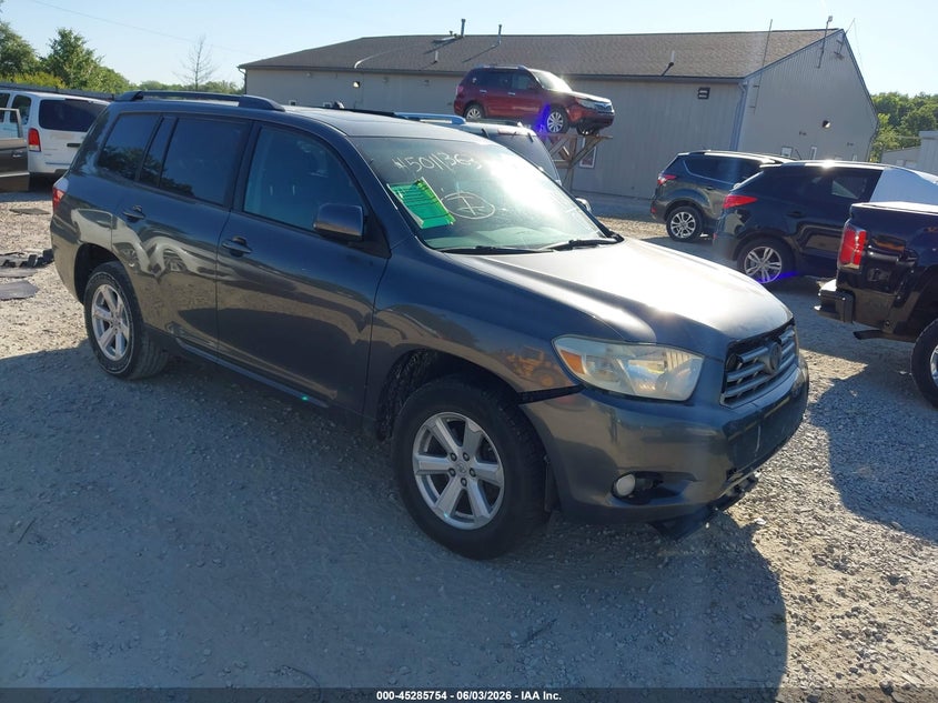 2010 Toyota Highlander VIN 5TDJK3EH7AS037723 IAAI salvage auction — FRONT END, Salvage (Ohio), sold $2,450 on 2026-07-29 (photo 1)