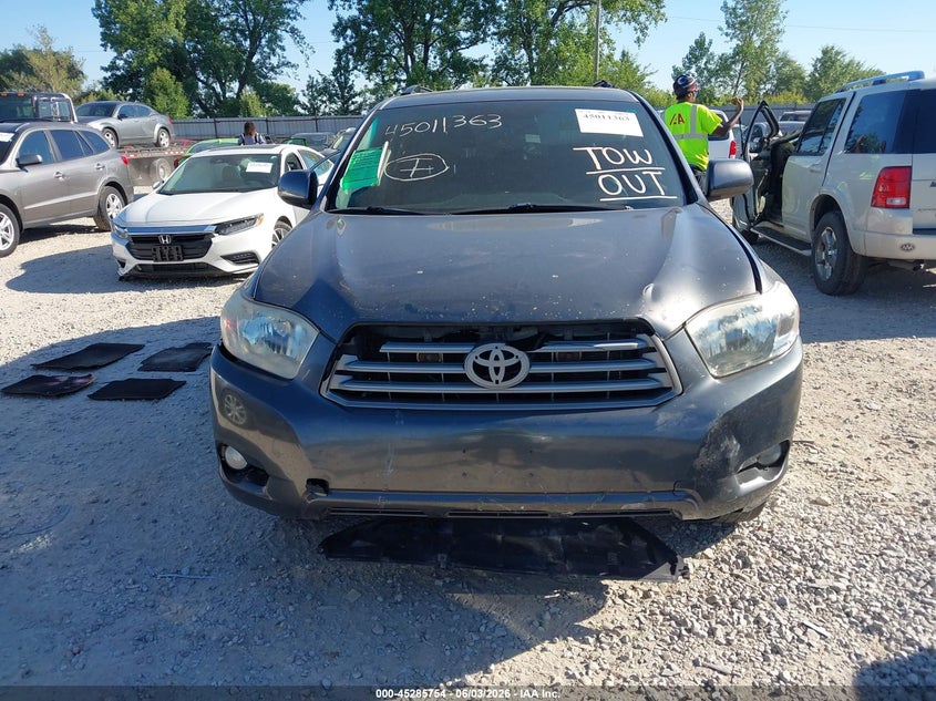 2010 Toyota Highlander VIN 5TDJK3EH7AS037723 IAAI salvage auction — FRONT END, Salvage (Ohio), sold $2,450 on 2026-07-29 (photo 6)