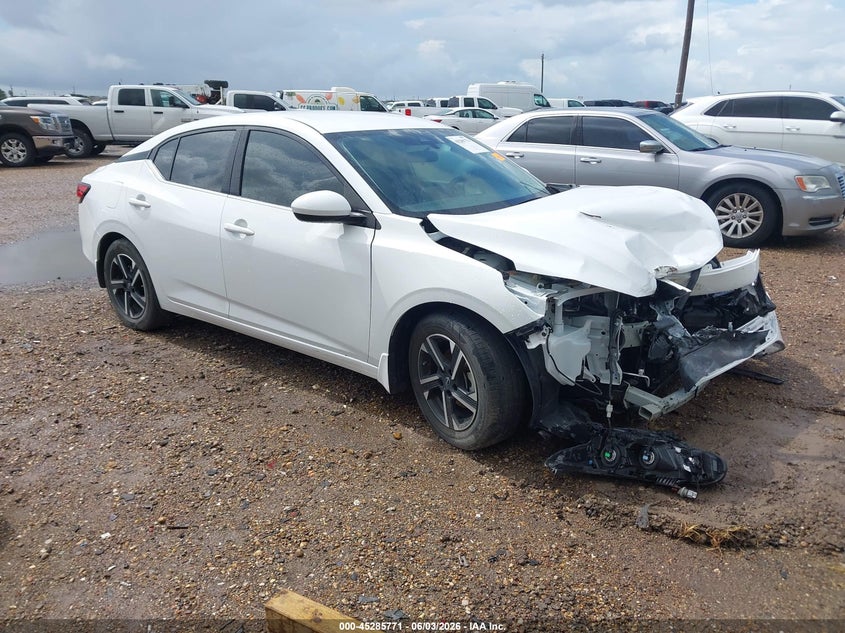 2024 Nissan Sentra VIN 3N1AB8CV7RY339350 IAAI salvage auction — FRONT END, Original (Texas), sold $1,850 on 2026-07-12 (photo 1)