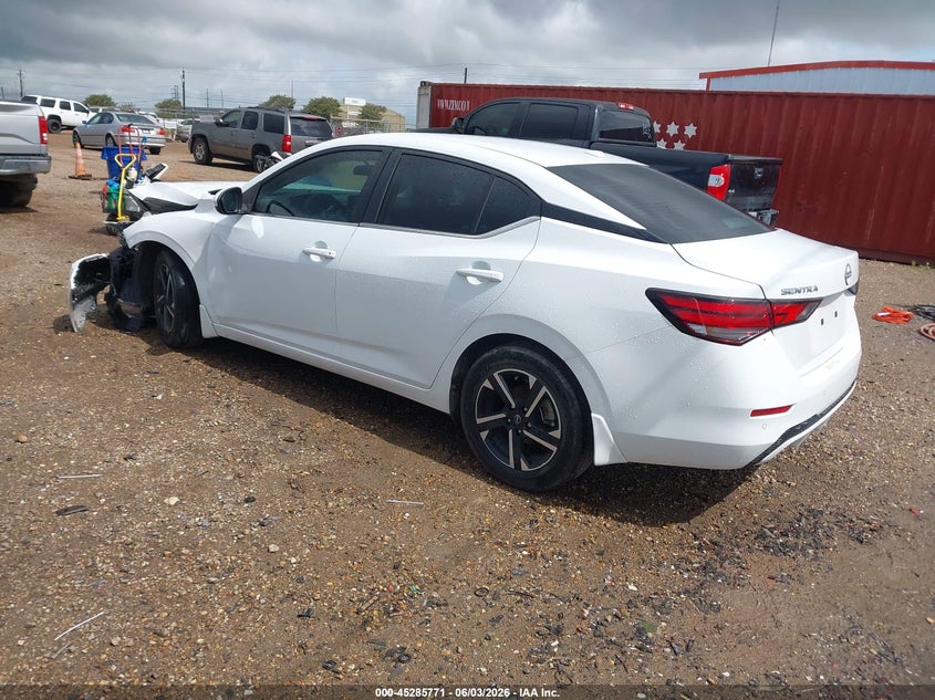2024 Nissan Sentra VIN 3N1AB8CV7RY339350 IAAI salvage auction — FRONT END, Original (Texas), sold $1,850 on 2026-07-12 (photo 3)