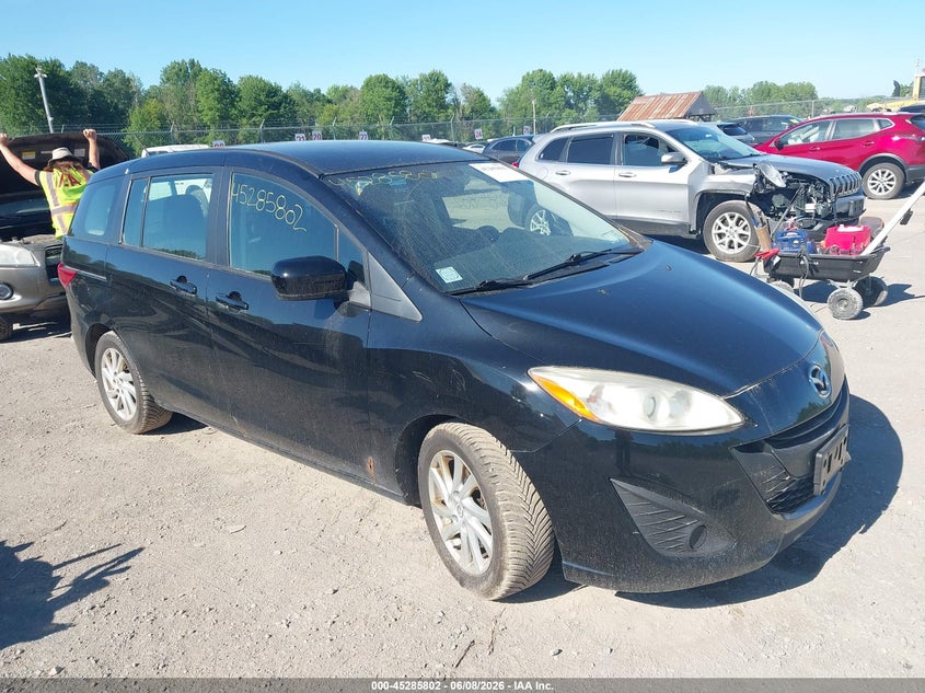 2012 Mazda 5 VIN JM1CW2BL1C0115029 IAAI salvage auction — NORMAL WEAR, Clear (New York), sold $425 on 2026-07-30 (photo 1)