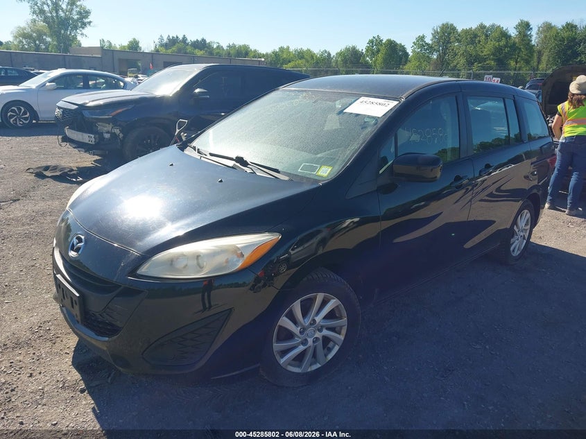 2012 Mazda 5 VIN JM1CW2BL1C0115029 IAAI salvage auction — NORMAL WEAR, Clear (New York), sold $425 on 2026-07-30 (photo 2)