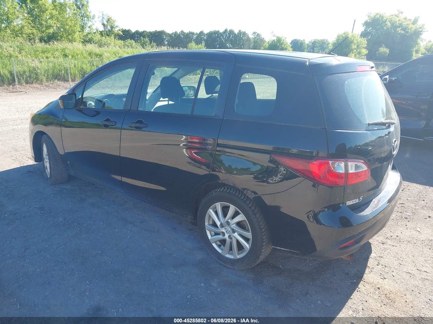 2012 Mazda 5 VIN JM1CW2BL1C0115029 IAAI salvage auction — NORMAL WEAR, Clear (New York), sold $425 on 2026-07-30 (photo 3)