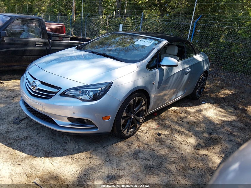 2016 Buick Cascada VIN W04WT3N53GG033125 IAAI salvage auction — WATER/FLOOD, Salvage Title, sold $2,700 on 2026-07-09 (photo 2)