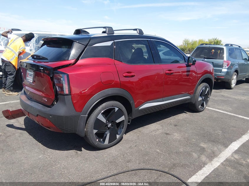 2025 Nissan Kicks VIN 3N8AP6DAXSL407260 IAAI salvage auction — REAR END, Salvage Title, sold $8,150 on 2026-07-17 (photo 4)