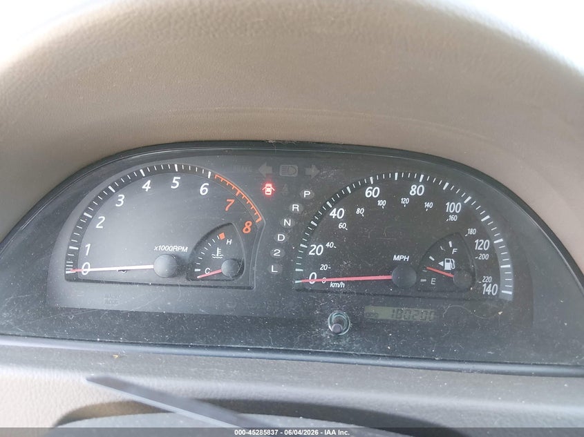 2004 Toyota Camry VIN JTDBE32K740278605 IAAI salvage auction — NORMAL WEAR, Clear (North Carolina), sold $125 on 2026-07-08 (photo 7)