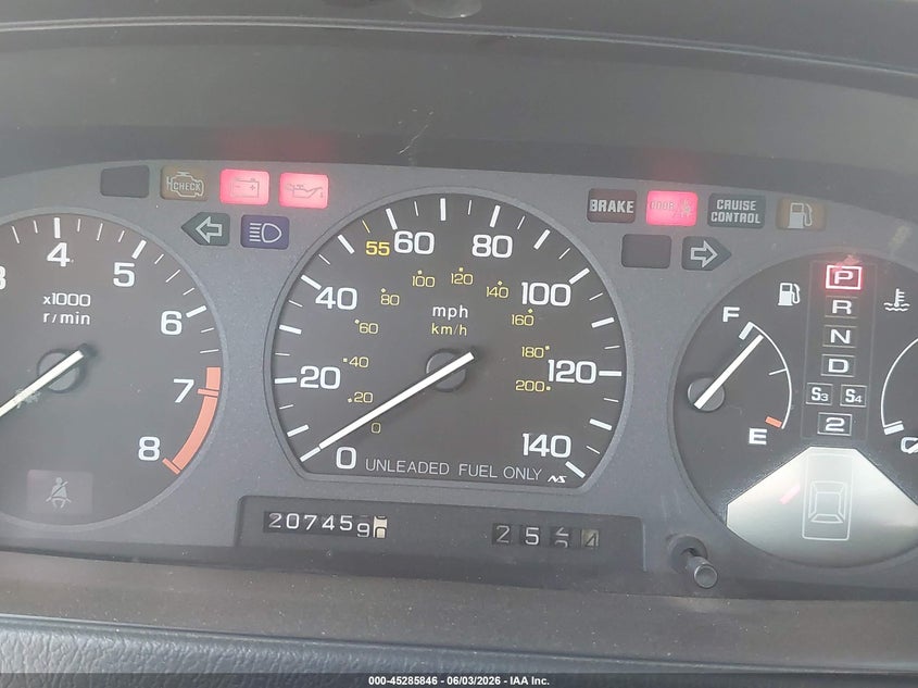 1989 Honda Prelude VIN JHMBA4231KC013005 IAAI salvage auction — FRONT & REAR, Salvage (California), sold $225 on 2026-07-14 (photo 7)