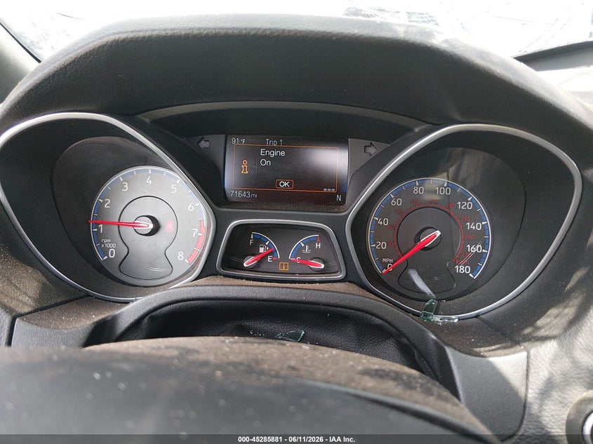 2017 Ford Focus rs VIN WF0DP3TH9H4122213 IAAI salvage auction — ROLLOVER, Salvage Title, sold $3,800 on 2026-08-13 (photo 7)