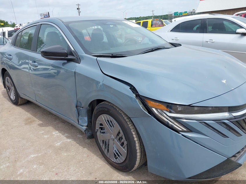 2026 Nissan Sentra VIN 3N1AB9CV0TY245582 IAAI salvage auction — SIDE, Salvage Title, sold $8,700 on 2026-08-31 (photo 6)