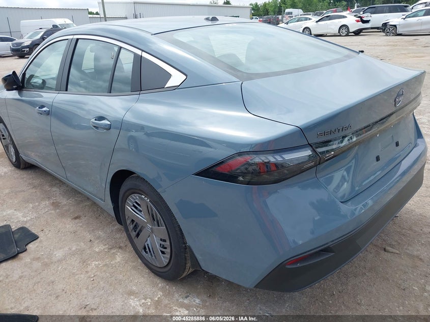 2026 Nissan Sentra VIN 3N1AB9CV0TY245582 IAAI salvage auction — SIDE, Salvage Title, sold $8,700 on 2026-08-31 (photo 3)
