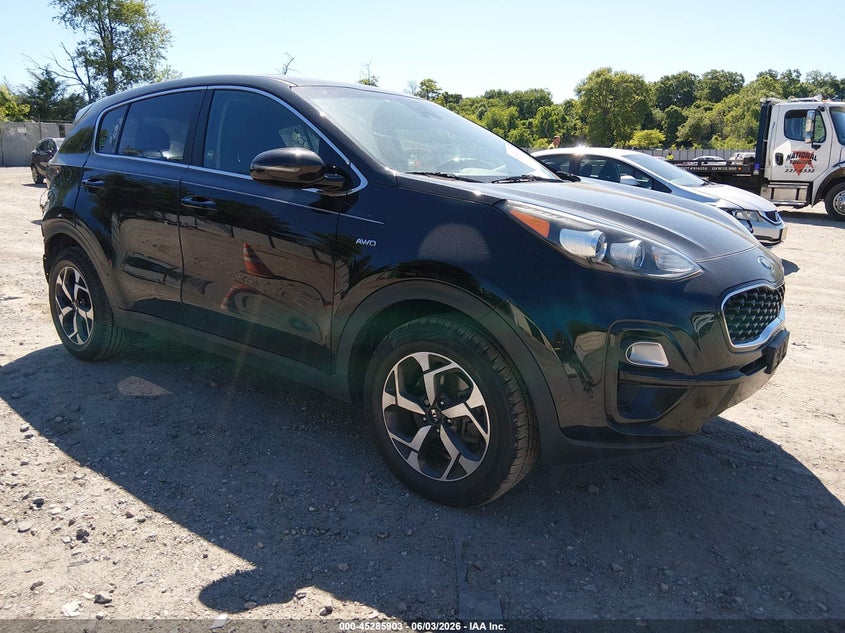 2020 Kia Sportage VIN KNDPMCAC2L7671906 IAAI salvage auction — REAR END, Salvage (New Jersey), sold $4,400 on 2026-07-31 (photo 1)