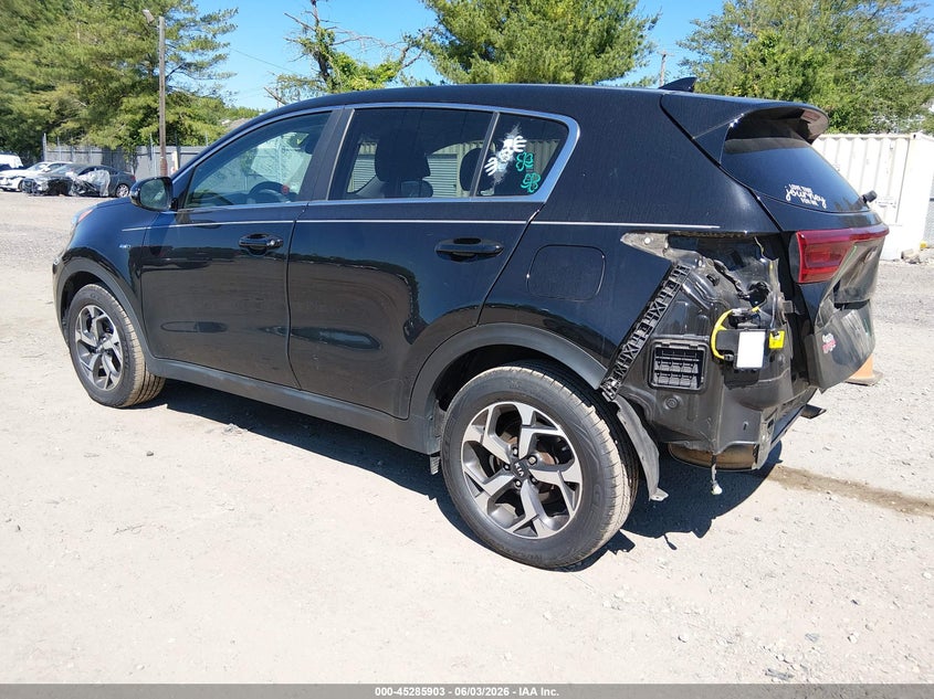 2020 Kia Sportage VIN KNDPMCAC2L7671906 IAAI salvage auction — REAR END, Salvage (New Jersey), sold $4,400 on 2026-07-31 (photo 3)
