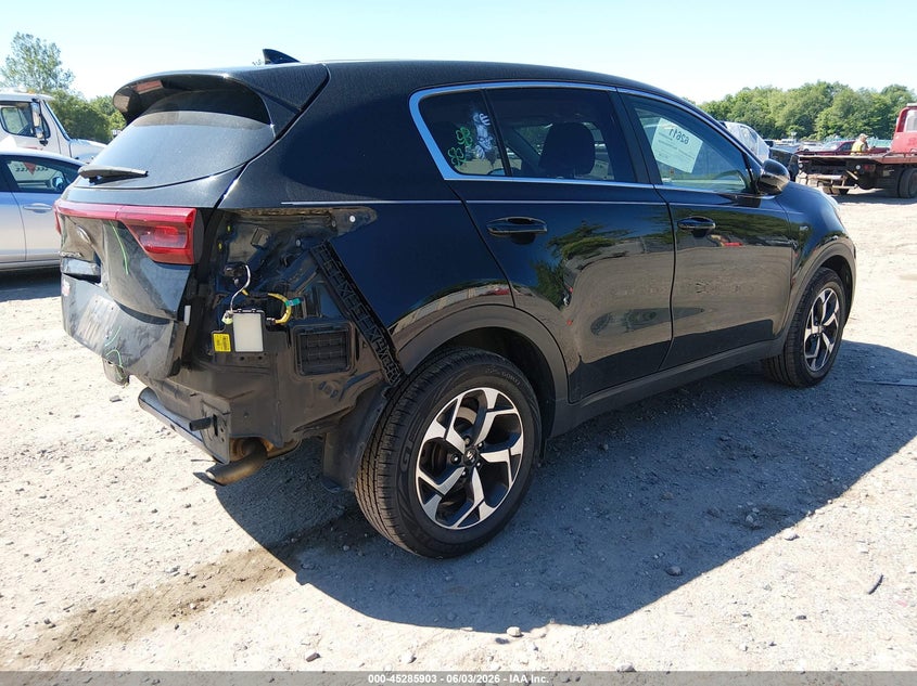 2020 Kia Sportage VIN KNDPMCAC2L7671906 IAAI salvage auction — REAR END, Salvage (New Jersey), sold $4,400 on 2026-07-31 (photo 4)