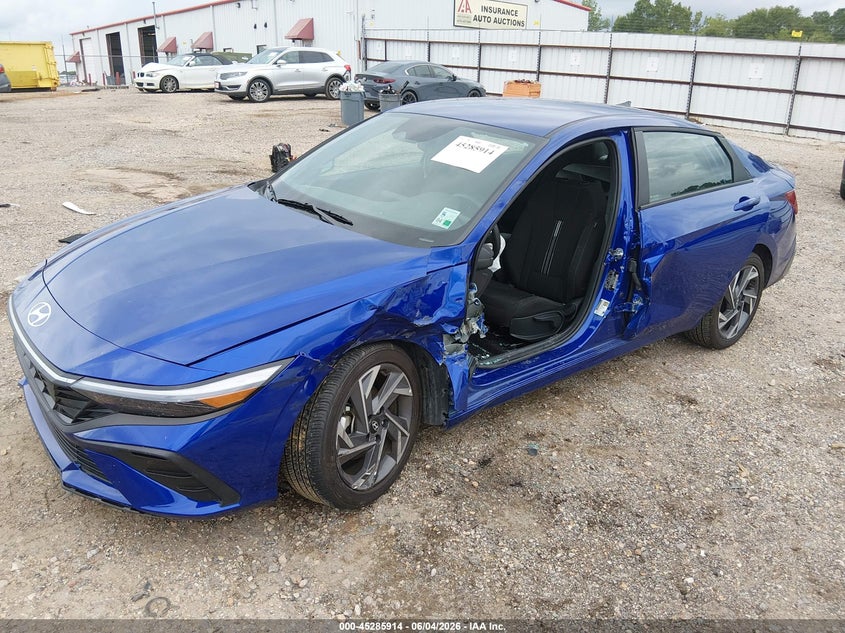 2025 Hyundai Elantra VIN KMHLM4DG4SU940129 IAAI salvage auction — LEFT SIDE, Salvage (Louisiana), sold $3,850 on 2026-07-29 (photo 2)