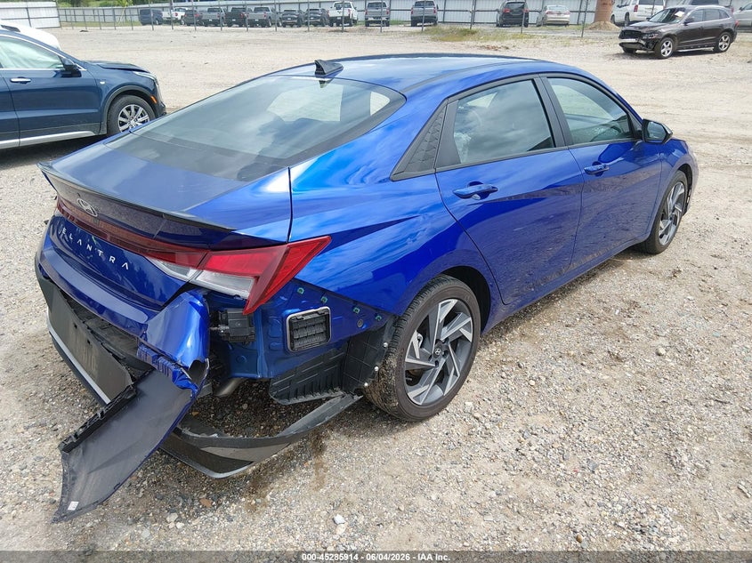 2025 Hyundai Elantra VIN KMHLM4DG4SU940129 IAAI salvage auction — LEFT SIDE, Salvage (Louisiana), sold $3,850 on 2026-07-29 (photo 4)