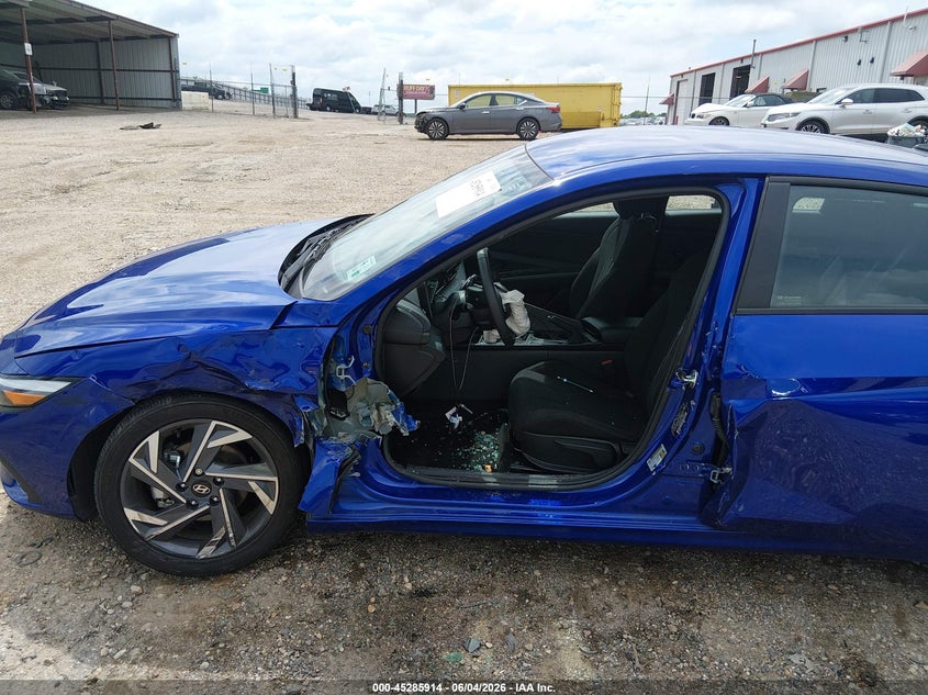 2025 Hyundai Elantra VIN KMHLM4DG4SU940129 IAAI salvage auction — LEFT SIDE, Salvage (Louisiana), sold $3,850 on 2026-07-29 (photo 6)