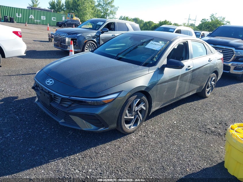 2025 Hyundai Elantra VIN KMHLM4DG1SU034830 IAAI salvage auction — RIGHT SIDE, Salvage Title, sold $6,950 on 2026-07-14 (photo 2)