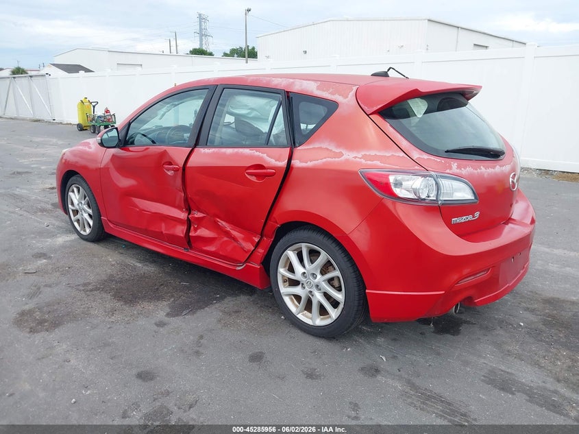 2012 Mazda 3 VIN JM1BL1M58C1633470 IAAI salvage auction — LEFT SIDE, Salvage Title, sold $825 on 2026-07-06 (photo 3)