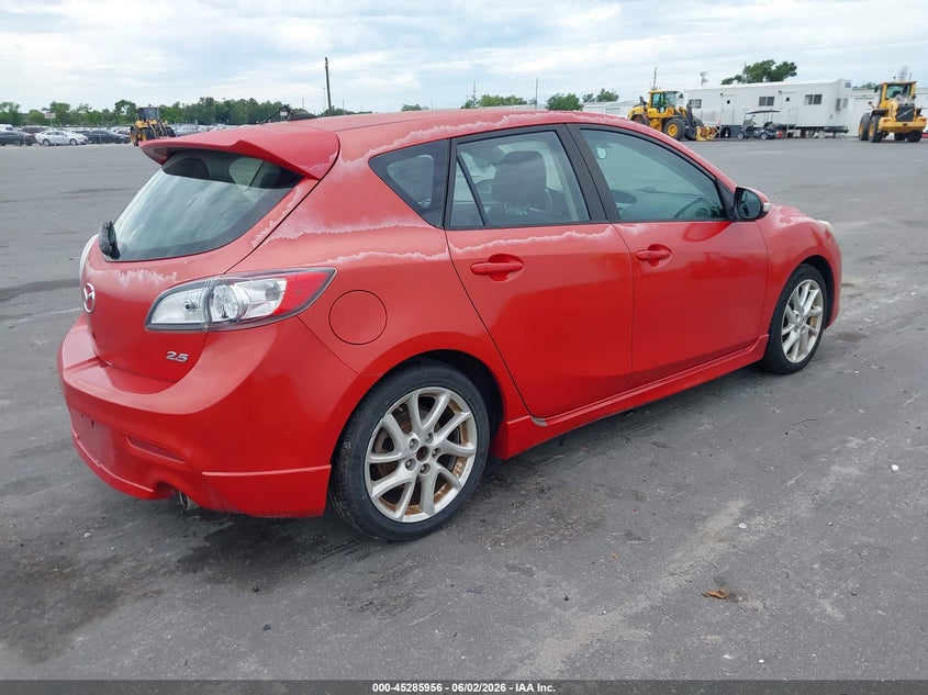 2012 Mazda 3 VIN JM1BL1M58C1633470 IAAI salvage auction — LEFT SIDE, Salvage Title, sold $825 on 2026-07-06 (photo 4)