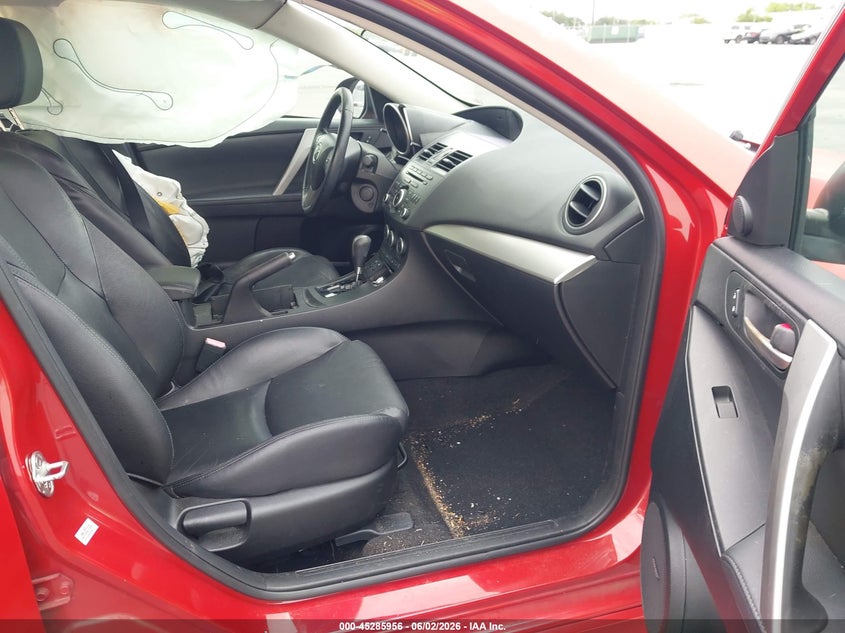 2012 Mazda 3 VIN JM1BL1M58C1633470 IAAI salvage auction — LEFT SIDE, Salvage Title, sold $825 on 2026-07-06 (photo 5)