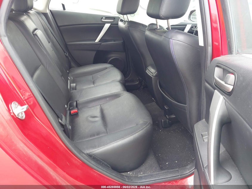 2012 Mazda 3 VIN JM1BL1M58C1633470 IAAI salvage auction — LEFT SIDE, Salvage Title, sold $825 on 2026-07-06 (photo 8)