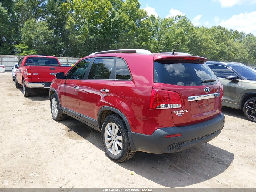 2011 Kia Sorento VIN 5XYKU3A1XBG087862 IAAI salvage auction — FRONT END, Salvage (Tennessee), sold $2,350 on 2026-07-22 (photo 3)