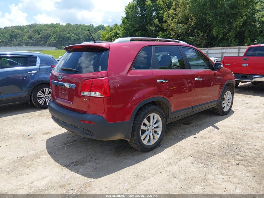 2011 Kia Sorento VIN 5XYKU3A1XBG087862 IAAI salvage auction — FRONT END, Salvage (Tennessee), sold $2,350 on 2026-07-22 (photo 4)