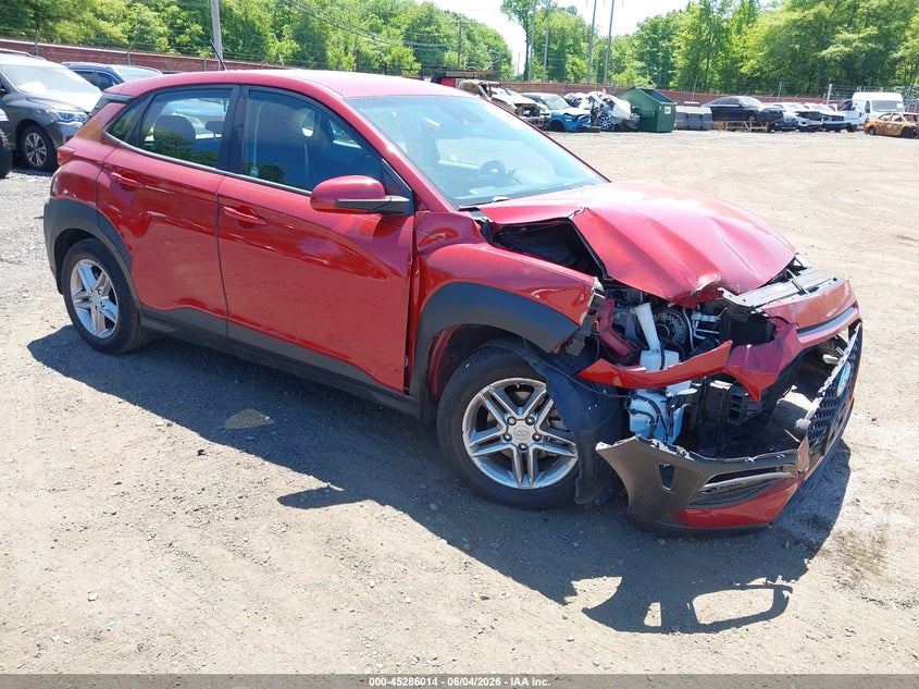 2021 Hyundai Kona VIN KM8K12AA5MU671117 IAAI salvage auction — FRONT END, Salvage Title, sold $3,300 on 2026-07-15 (photo 1)