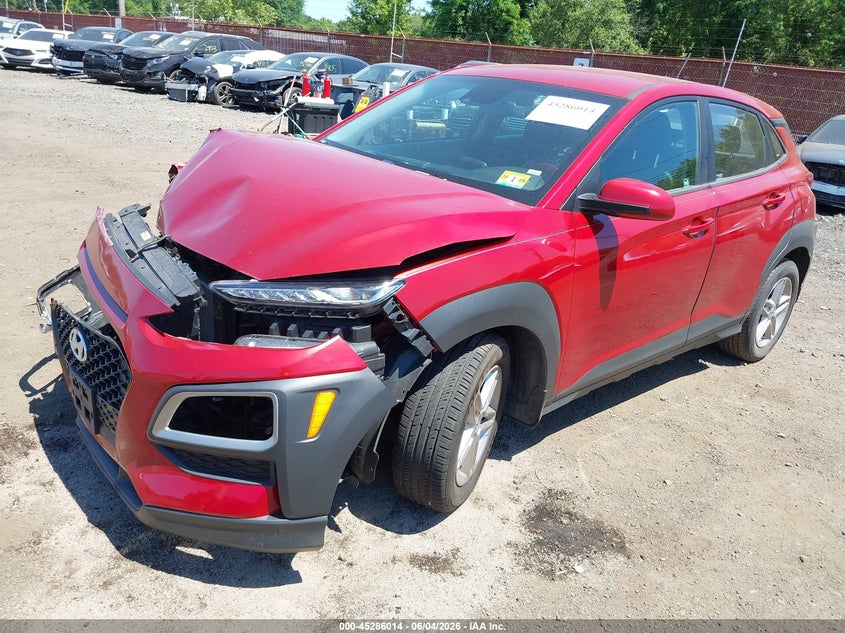 2021 Hyundai Kona VIN KM8K12AA5MU671117 IAAI salvage auction — FRONT END, Salvage Title, sold $3,300 on 2026-07-15 (photo 2)