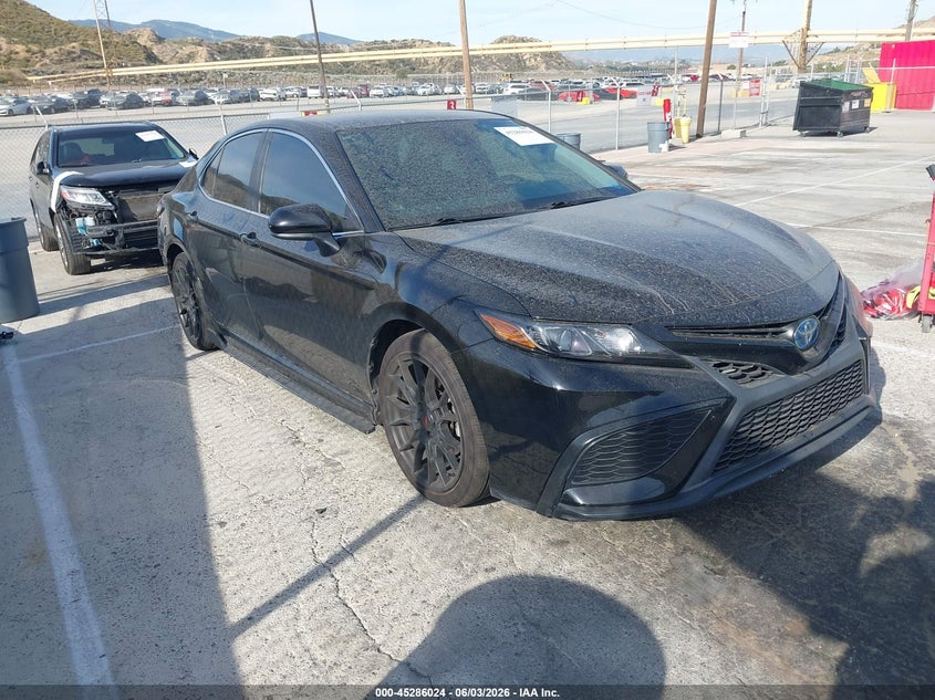 2021 Toyota Camry VIN 4T1G31AK9MU025324 IAAI salvage auction — LEFT REAR, Salvage (California), sold $7,900 on 2026-08-02 (photo 1)