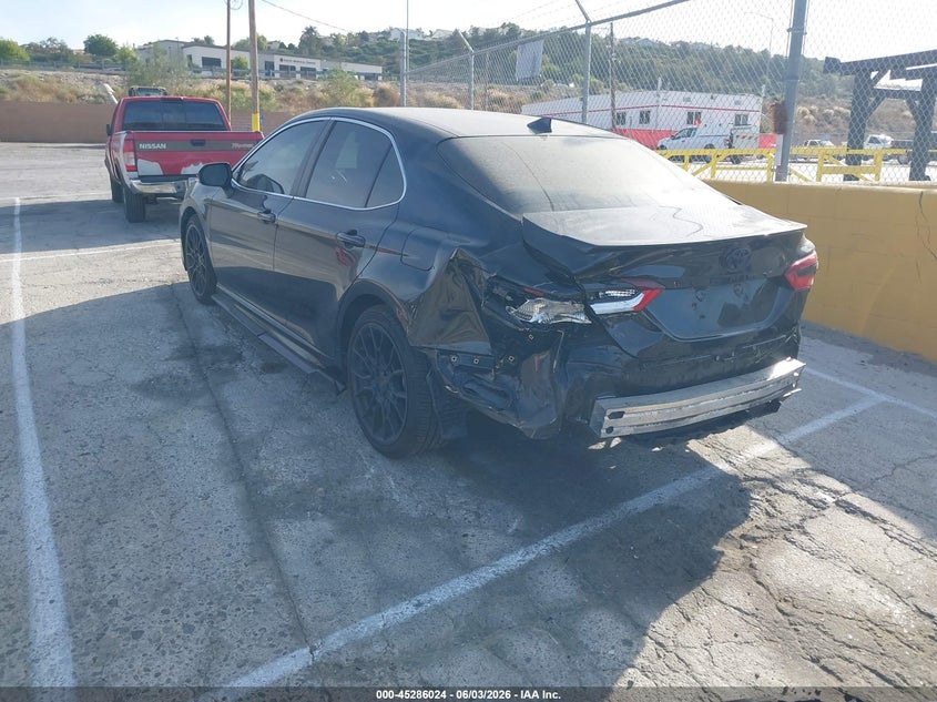 2021 Toyota Camry VIN 4T1G31AK9MU025324 IAAI salvage auction — LEFT REAR, Salvage (California), sold $7,900 on 2026-08-02 (photo 3)
