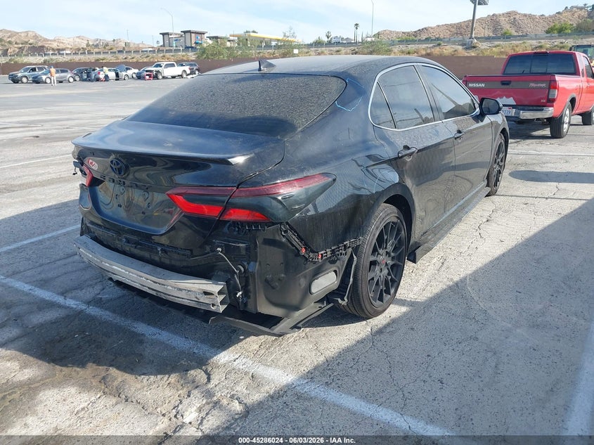 2021 Toyota Camry VIN 4T1G31AK9MU025324 IAAI salvage auction — LEFT REAR, Salvage (California), sold $7,900 on 2026-08-02 (photo 4)
