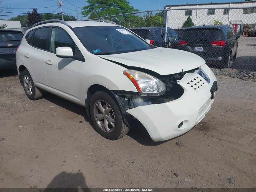 2009 Nissan Rogue VIN JN8AS58V09W193633 IAAI salvage auction — FRONT END, Salvage (Rhode Island), sold $275 on 2026-07-07 (photo 1)