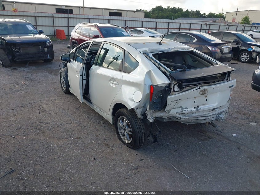 2010 Toyota Prius VIN JTDKN3DU2A0121798 IAAI salvage auction — FRONT & REAR, Salvage (Texas), sold $650 on 2026-07-15 (photo 3)