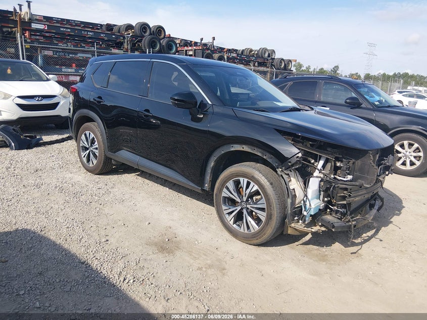 2021 Nissan Rogue VIN JN8AT3BA1MW019201 IAAI salvage auction — FRONT END, Salvage Title, sold $4,950 on 2026-07-30 (photo 1)