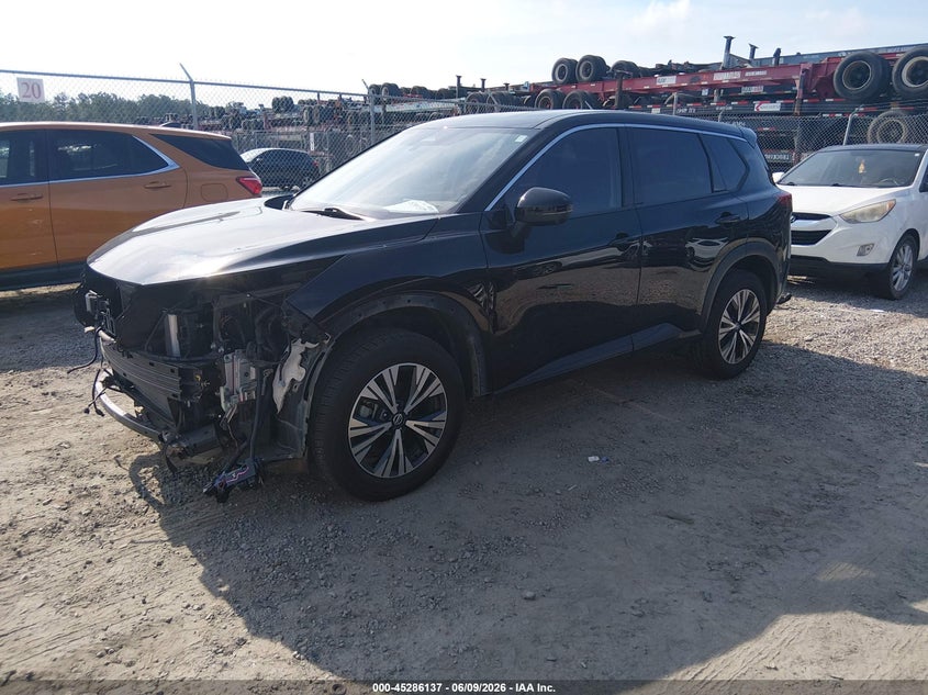 2021 Nissan Rogue VIN JN8AT3BA1MW019201 IAAI salvage auction — FRONT END, Salvage Title, sold $4,950 on 2026-07-30 (photo 2)