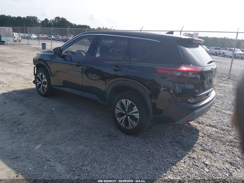 2021 Nissan Rogue VIN JN8AT3BA1MW019201 IAAI salvage auction — FRONT END, Salvage Title, sold $4,950 on 2026-07-30 (photo 3)