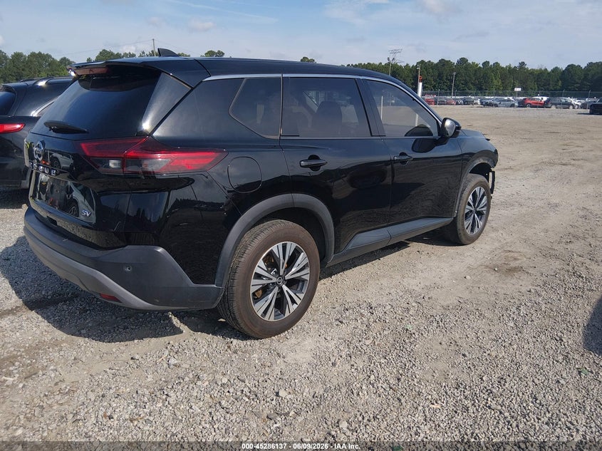 2021 Nissan Rogue VIN JN8AT3BA1MW019201 IAAI salvage auction — FRONT END, Salvage Title, sold $4,950 on 2026-07-30 (photo 4)