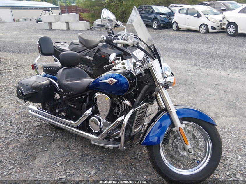 2009 Kawasaki Vn900 VIN JKAVN2D159A031218 IAAI salvage auction — LEFT & RIGHT, Salvage (Pennsylvania), sold $175 on 2026-07-28 (photo 1)