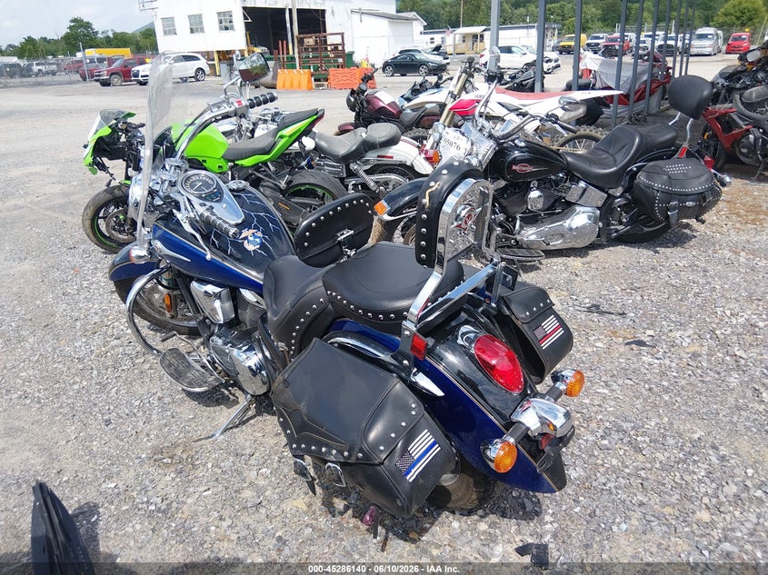 2009 Kawasaki Vn900 VIN JKAVN2D159A031218 IAAI salvage auction — LEFT & RIGHT, Salvage (Pennsylvania), sold $175 on 2026-07-28 (photo 3)