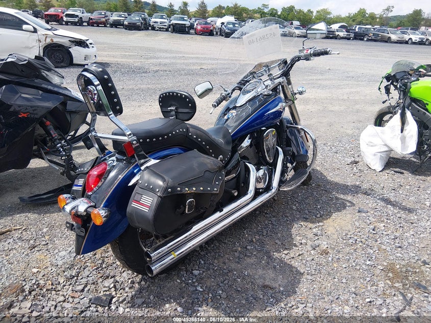 2009 Kawasaki Vn900 VIN JKAVN2D159A031218 IAAI salvage auction — LEFT & RIGHT, Salvage (Pennsylvania), sold $175 on 2026-07-28 (photo 4)