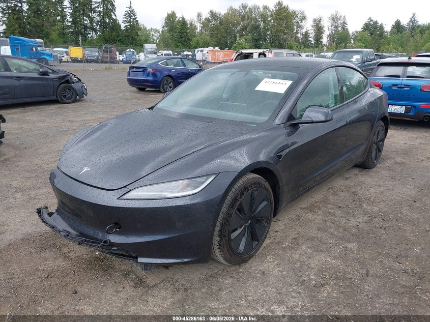 2025 Tesla Model 3 VIN 5YJ3E1EAXSF030150 IAAI salvage auction — FRONT END, Bill Of Sale (Washington), sold $11,800 on 2026-07-30 (photo 2)
