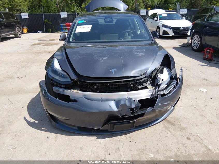 2023 Tesla Model 3 VIN 5YJ3E1EAXPF648950 IAAI salvage auction — FRONT END, Salvage Title, sold $7,450 on 2026-07-30 (photo 6)