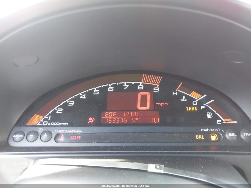 2008 Honda S2000 VIN JHMAP21488S001165 IAAI salvage auction — FRONT END, Salvage (North Carolina), sold $7,300 on 2026-07-22 (photo 7)