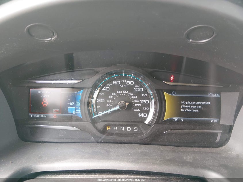 2018 Ford Flex VIN 2FMGK5C84JBA03177 IAAI salvage auction — HAIL, Salvage Title, sold $1,800 on 2026-07-09 (photo 7)