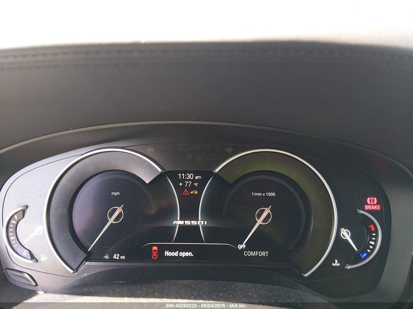 2018 BMW 5er VIN WBAJB9C52JB036818 IAAI salvage auction — SIDE, Salvage Title, sold $9,400 on 2026-07-09 (photo 7)