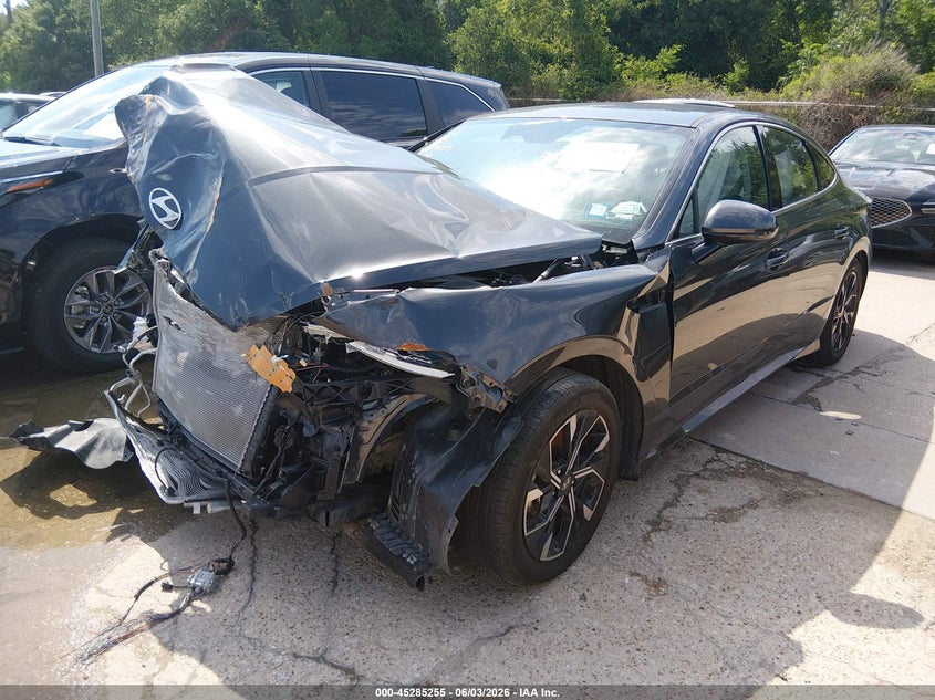 2024 Hyundai Sonata VIN KMHL64JAXRA411578 IAAI salvage auction — FRONT END, Salvage Title, sold $2,500 on 2026-07-13 (photo 2)