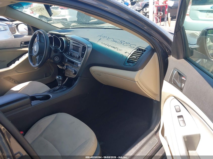 2015 Kia Optima VIN 5XXGM4A7XFG514029 IAAI salvage auction — FRONT END, Salvage Title, sold $800 on 2026-07-15 (photo 5)