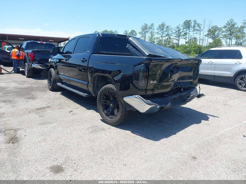 2018 Toyota Tundra VIN 5TFDW5F14JX742004 IAAI salvage auction — FRONT & REAR, Wait Title, sold $10,200 on 2026-08-22 (photo 3)